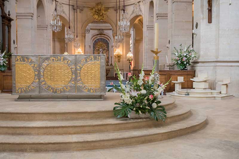 Le choeur fleuri de la Cathédrale