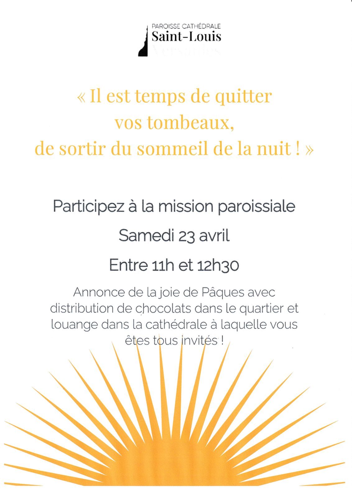 Mission Paroissiale De L Octave De Pâques Paroisse Cathédrale Saint Louis